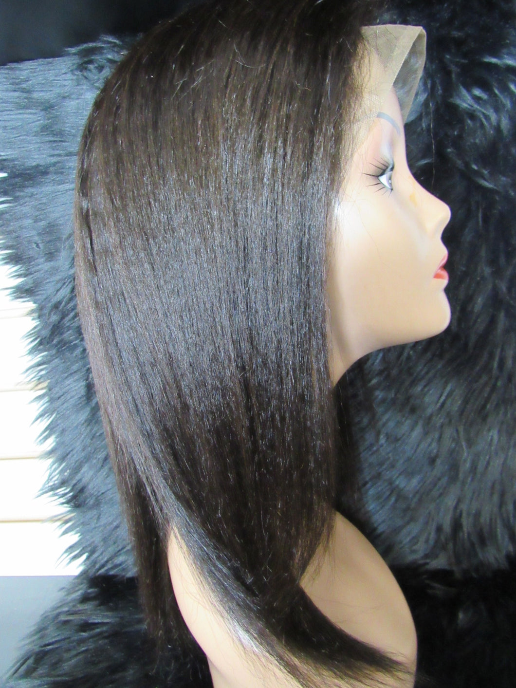 Kinky Straight | 150% Density Lace Front Wig